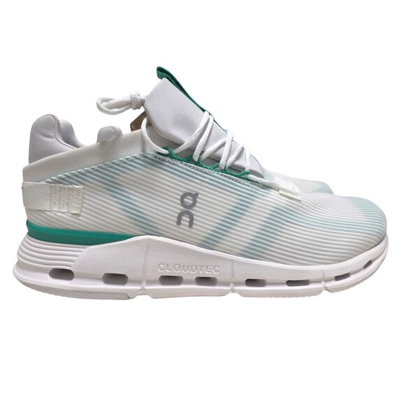 On Cloudnova 3MD12181105 Sneakers - Men\'s Undyed White Mint - Size 14 - NIB main image 3